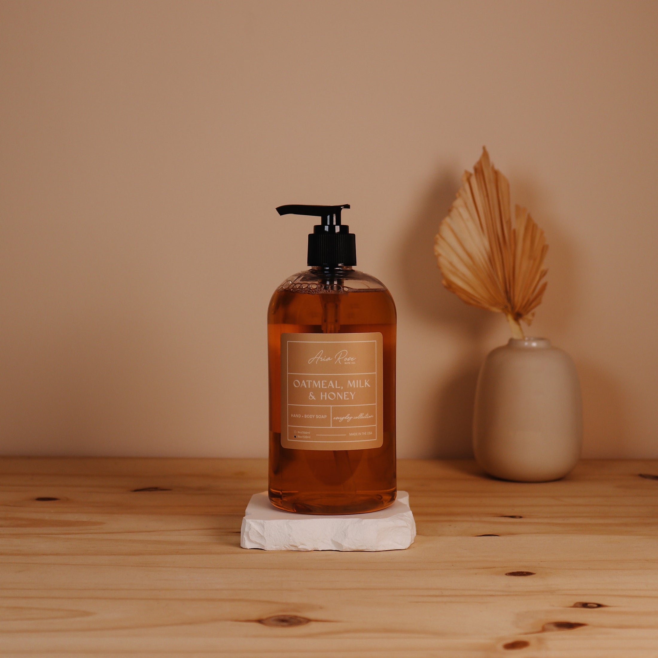 Oatmeal, Milk, & Honey Hand + Body Liquid Soap (18oz)