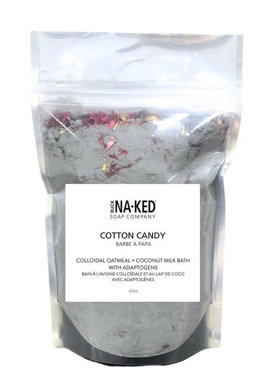 Cotton Candy Colloidal Oatmeal + Coconut Milk Bath with Adaptogens